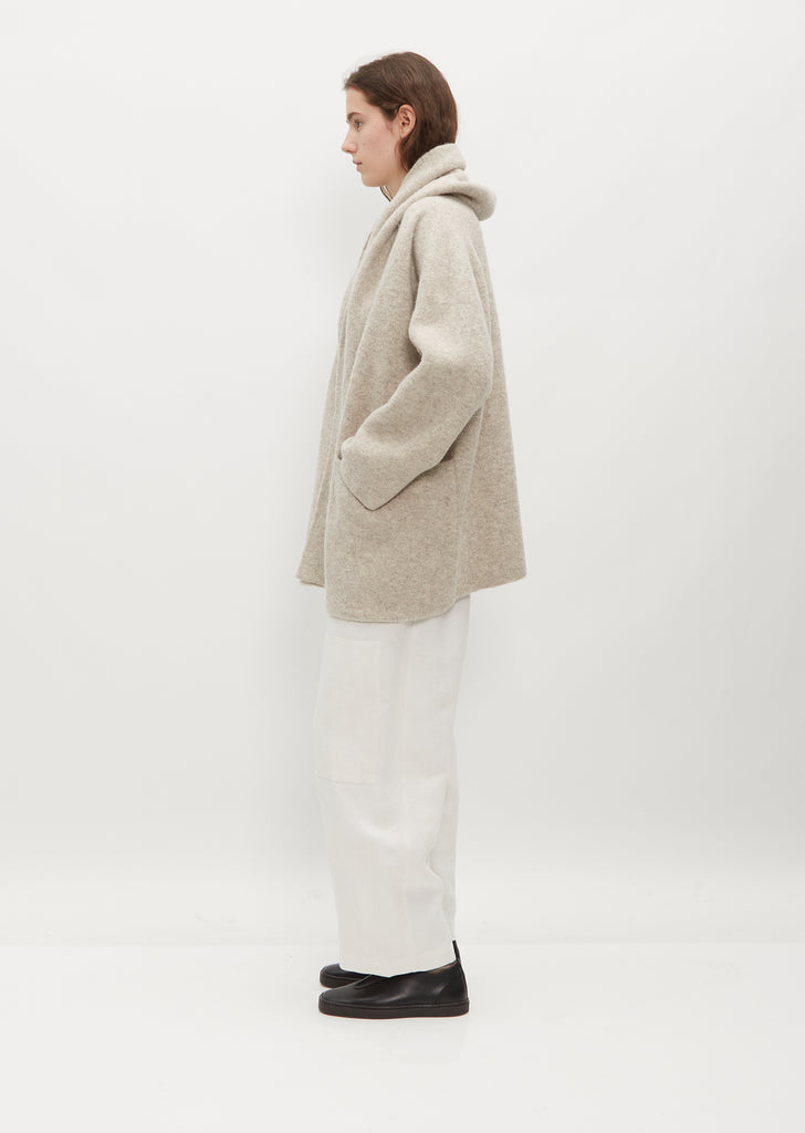 Double Face Alpaca and Wool Coat – La Garçonne