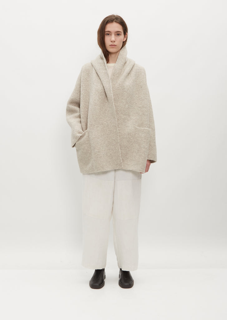 Double Face Alpaca and Wool Coat