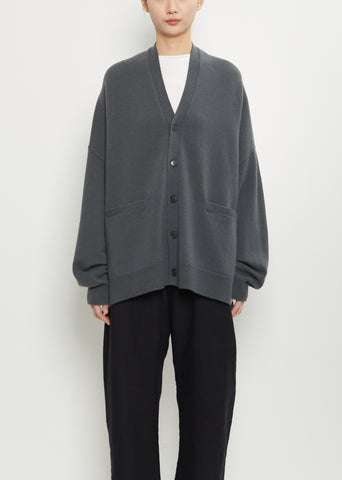 n°24 Tokio Stretch Cashmere Cardigan — Lake