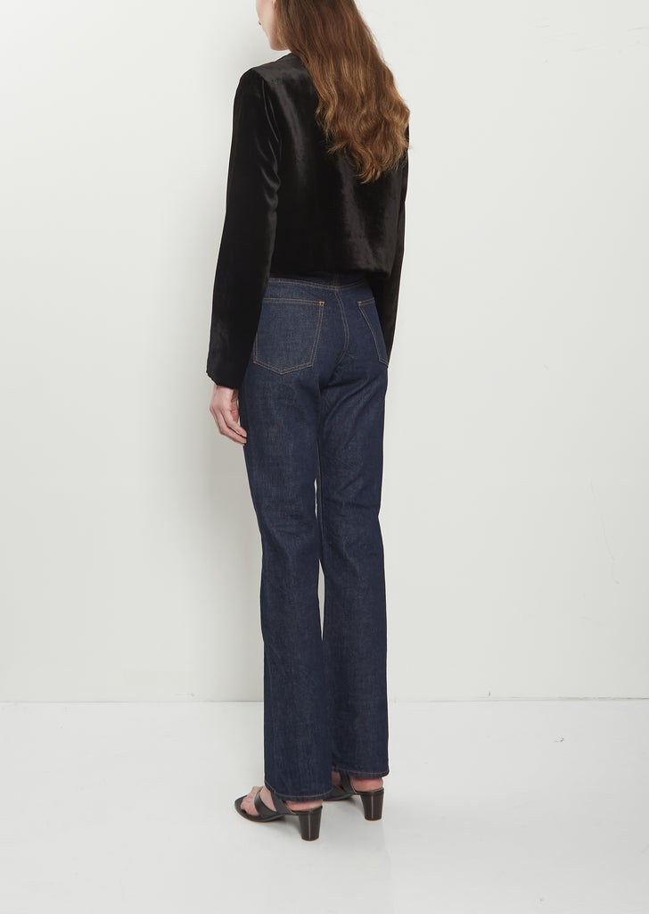 Silk Velour Snap Button Cardigan