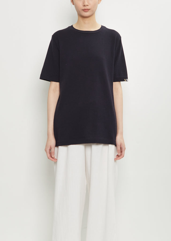 n°394 James Cotton Cashmere Top — Navy