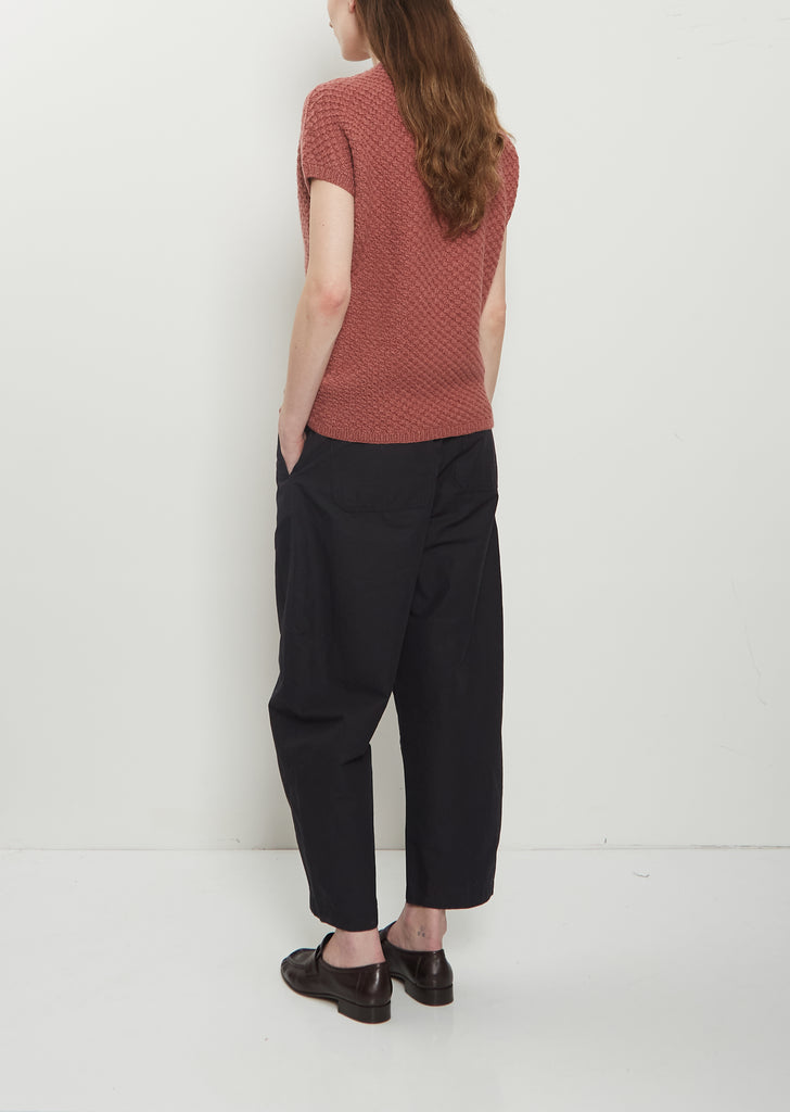 Willie Cashmere Short Sleeve Sweater