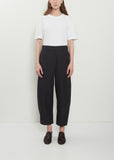 Barrel Leg Cotton Linen Trousers