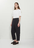 Barrel Leg Cotton Linen Trousers