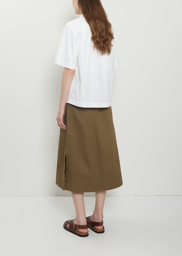 Half-Zip Cotton Shirt