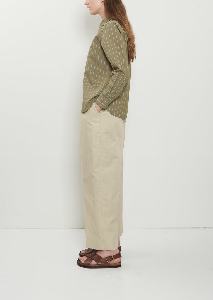 Simple Cotton Silk Shirt