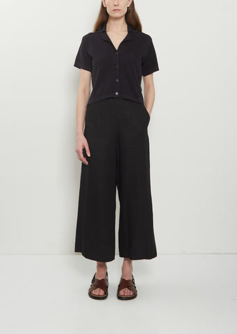Flat Front Linen Culottes