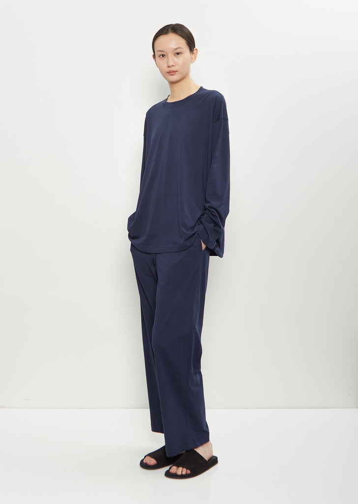 Tahoe Cotton Pajama Set — Navy