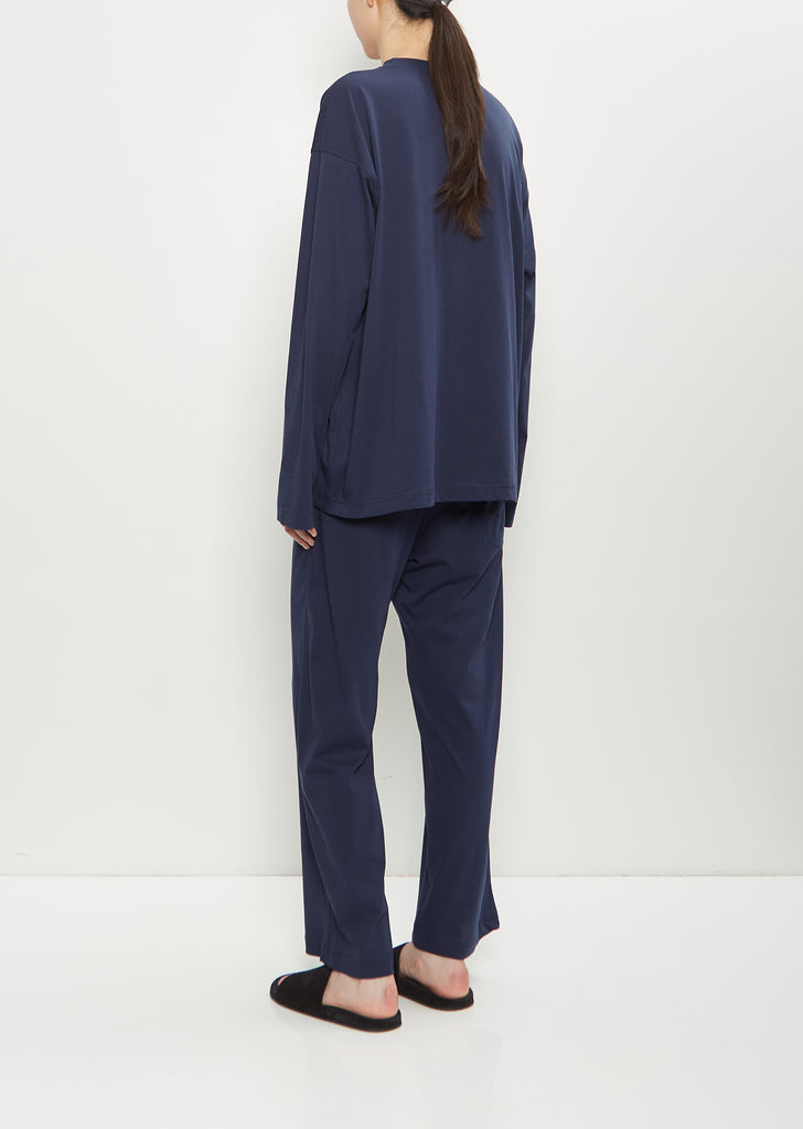 Tahoe Cotton Pajama Set — Navy