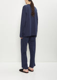 Tahoe Cotton Pajama Set — Navy