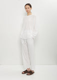 Tahoe Cotton Pajama Set — Off White