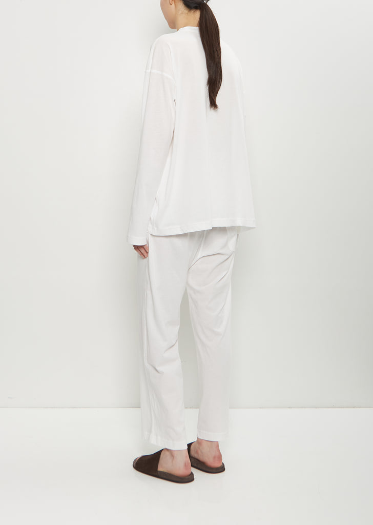 Tahoe Cotton Pajama Set — Off White