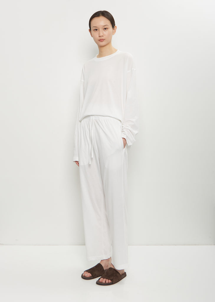 Tahoe Cotton Pajama Set — Off White