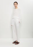 Tahoe Cotton Pajama Set — Off White