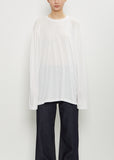 Toledo Cotton Long Sleeve T-Shirt — Off White