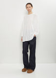 Toledo Cotton Long Sleeve T-Shirt — Off White
