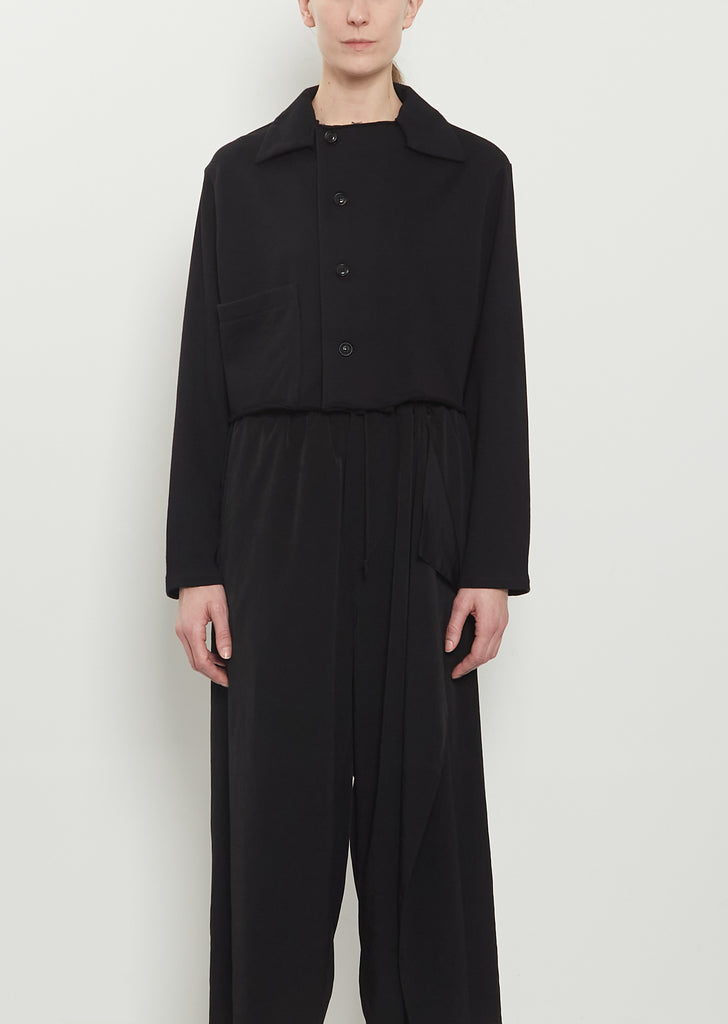 Cropped Fleece Jacket