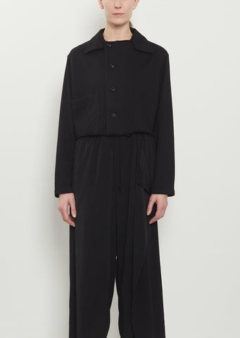 Cropped Fleece Jacket