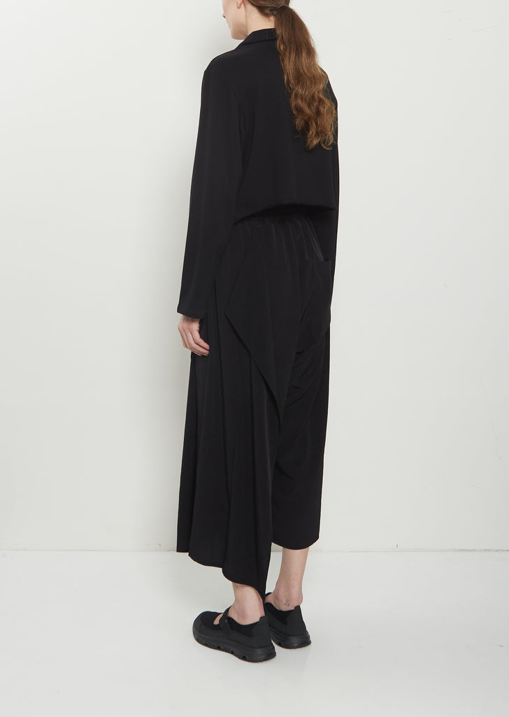 Drape Crepe Pants