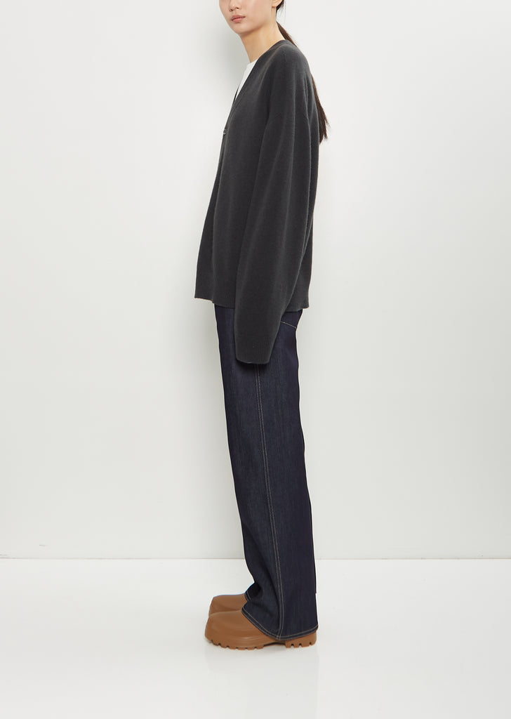 Mabuse Wool Cardigan — Slate