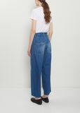Side Stripe Denim Pants
