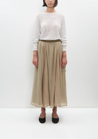 Crinkle Long Skirt