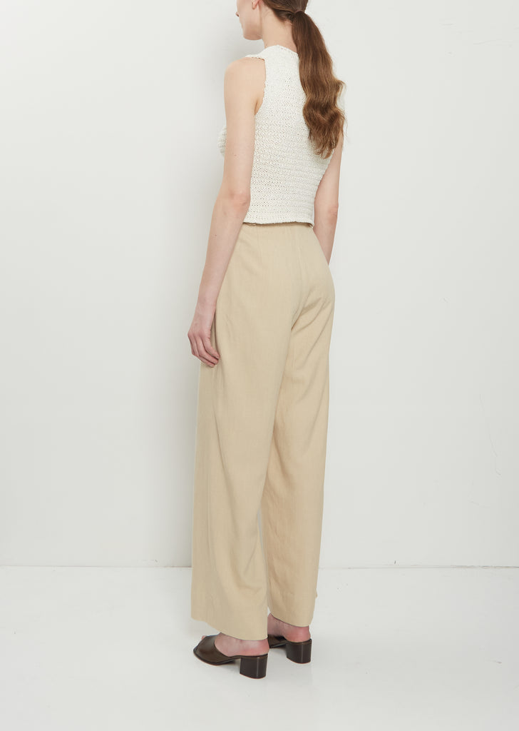 Silk Sleeveless Knit Top