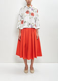 Cotton Poplin Solange Skirt