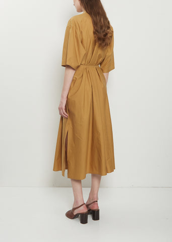Lemaire Reversible Tube Dress in washed Cotton silk