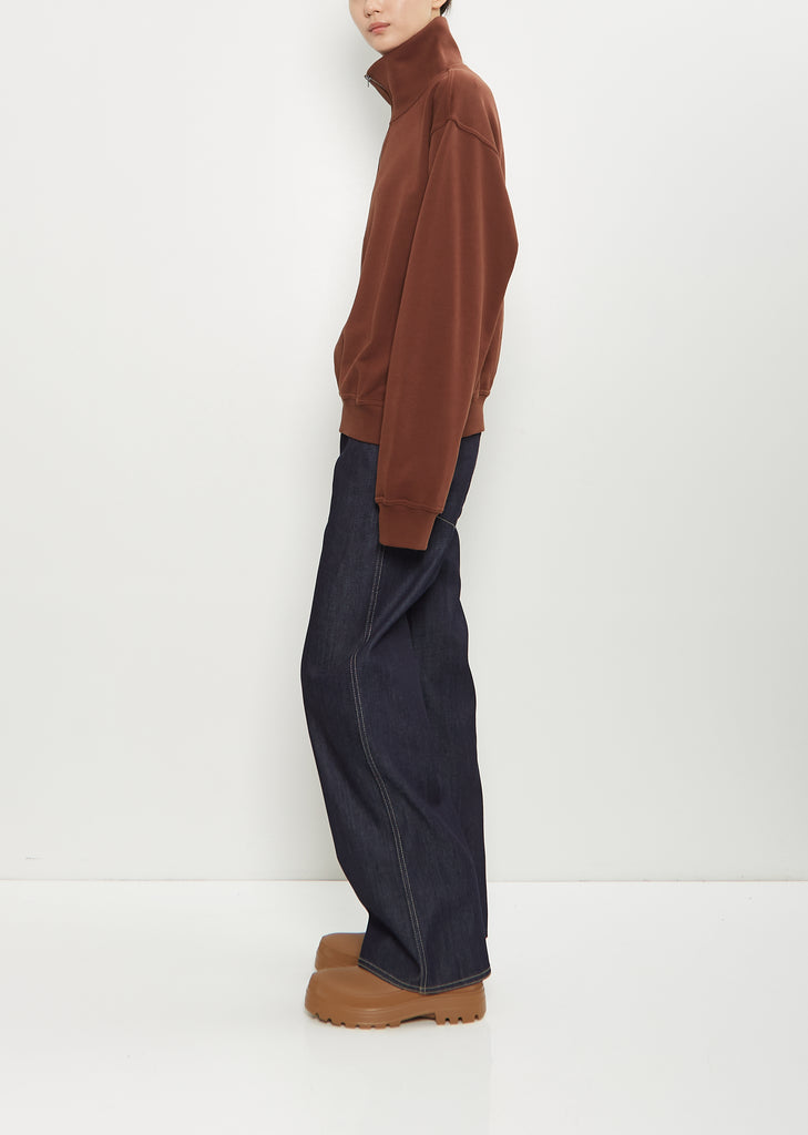 Tintoretto Cotton Sweatshirt — Chestnut