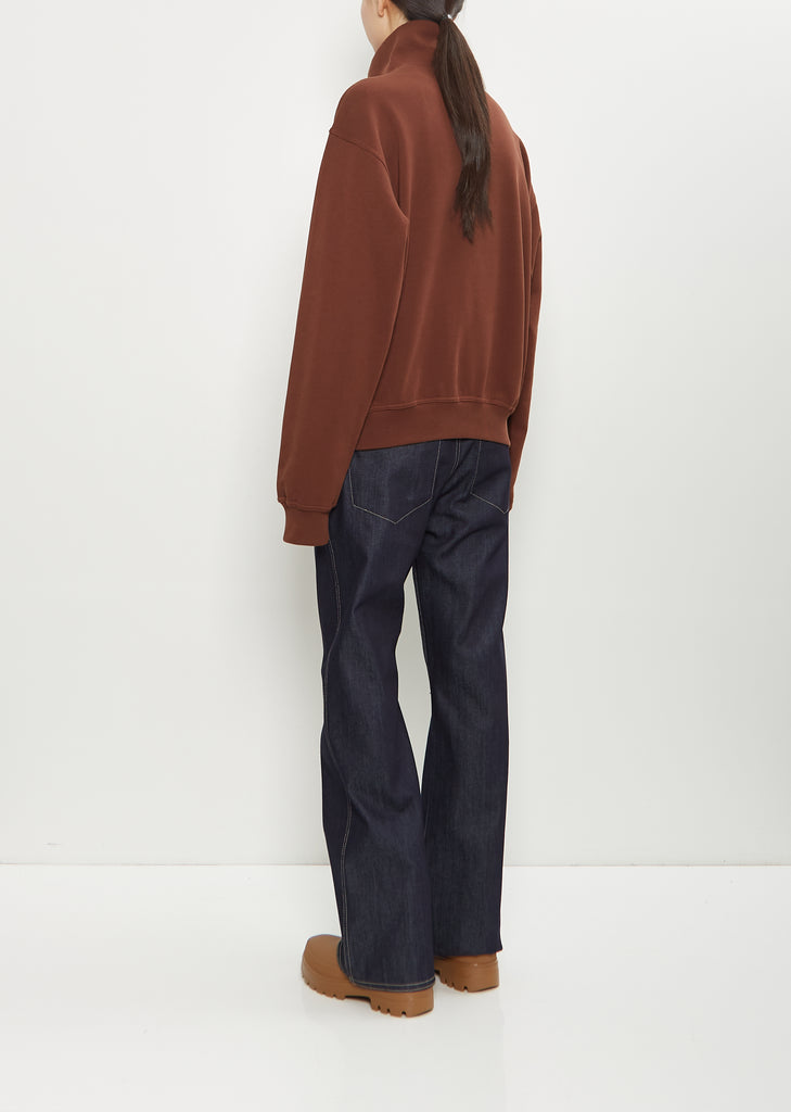 Tintoretto Cotton Sweatshirt — Chestnut