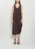 Double Layer Drape Dress