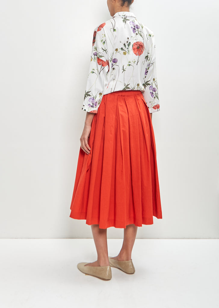 Cotton Poplin Solange Skirt