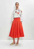 Cotton Poplin Solange Skirt