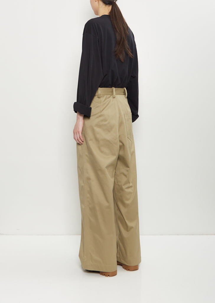 Pasadena Cotton Darted Pants — Cord