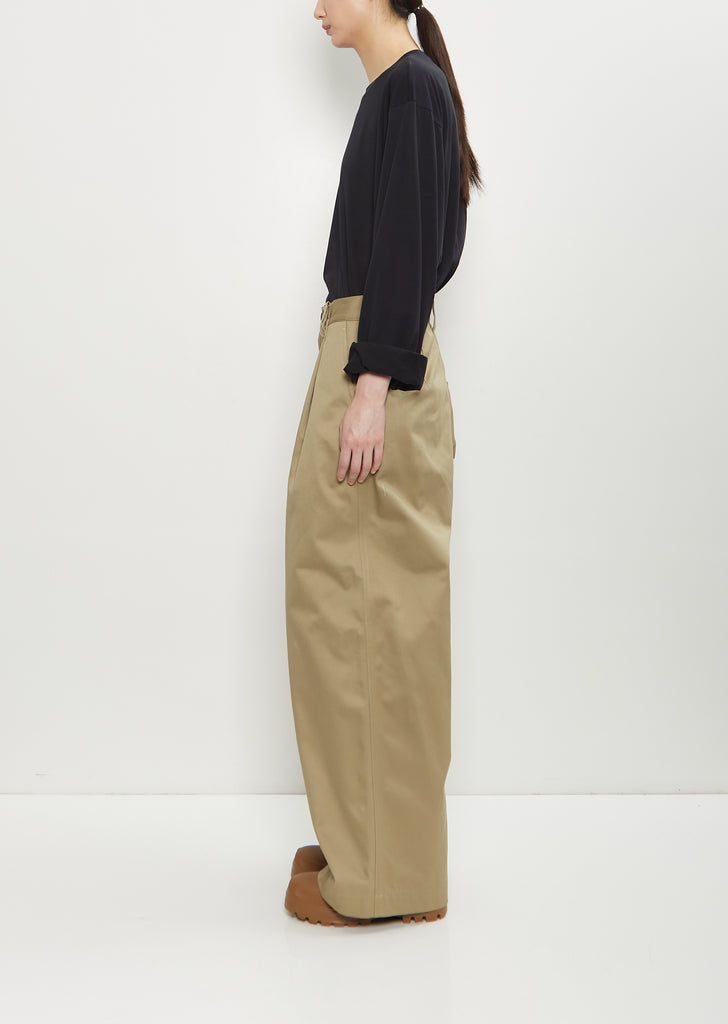 Pasadena Cotton Darted Pants — Cord