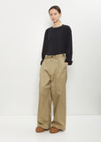 Pasadena Cotton Darted Pants — Cord