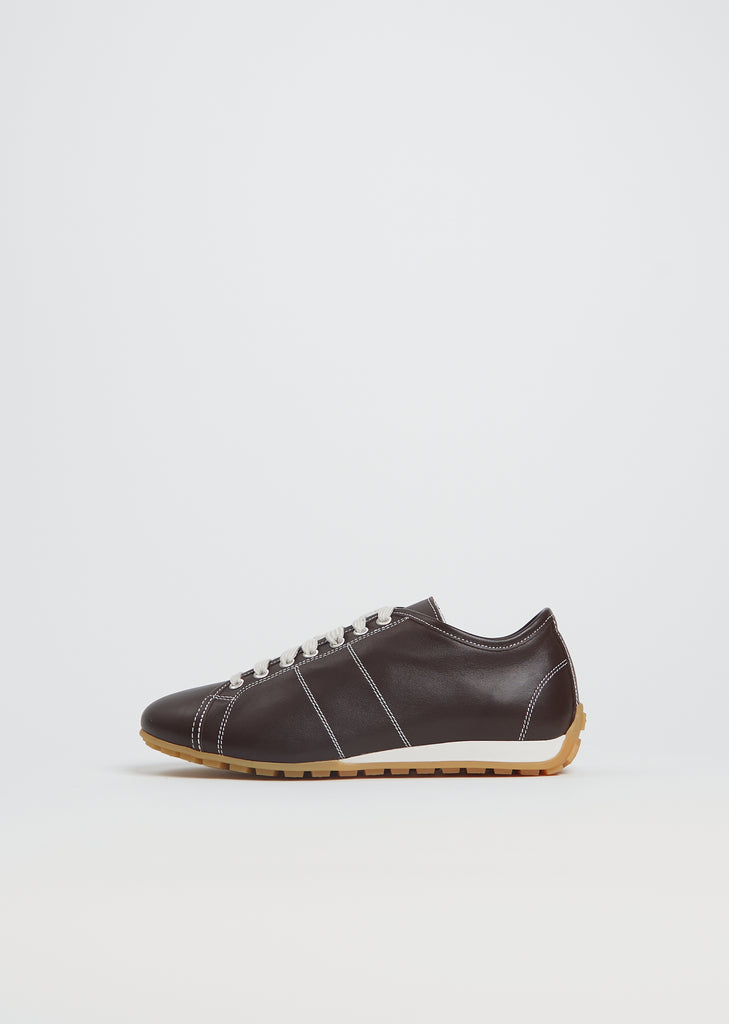 Flint Leather Sneaker — Cacao