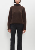 Julie Cropped Sweater — Coffee