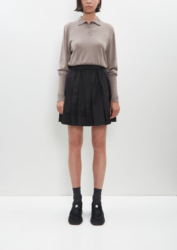 Mini Pleated Elasticated Waist Kilt Skirt