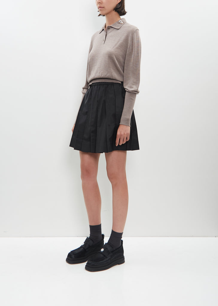 Mini Pleated Elasticated Waist Kilt Skirt