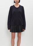 Ren Merino Wool Sweater — Navy