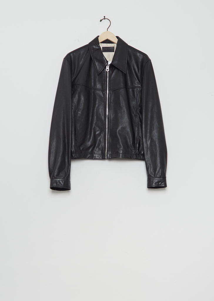 Biker Leather Blouson