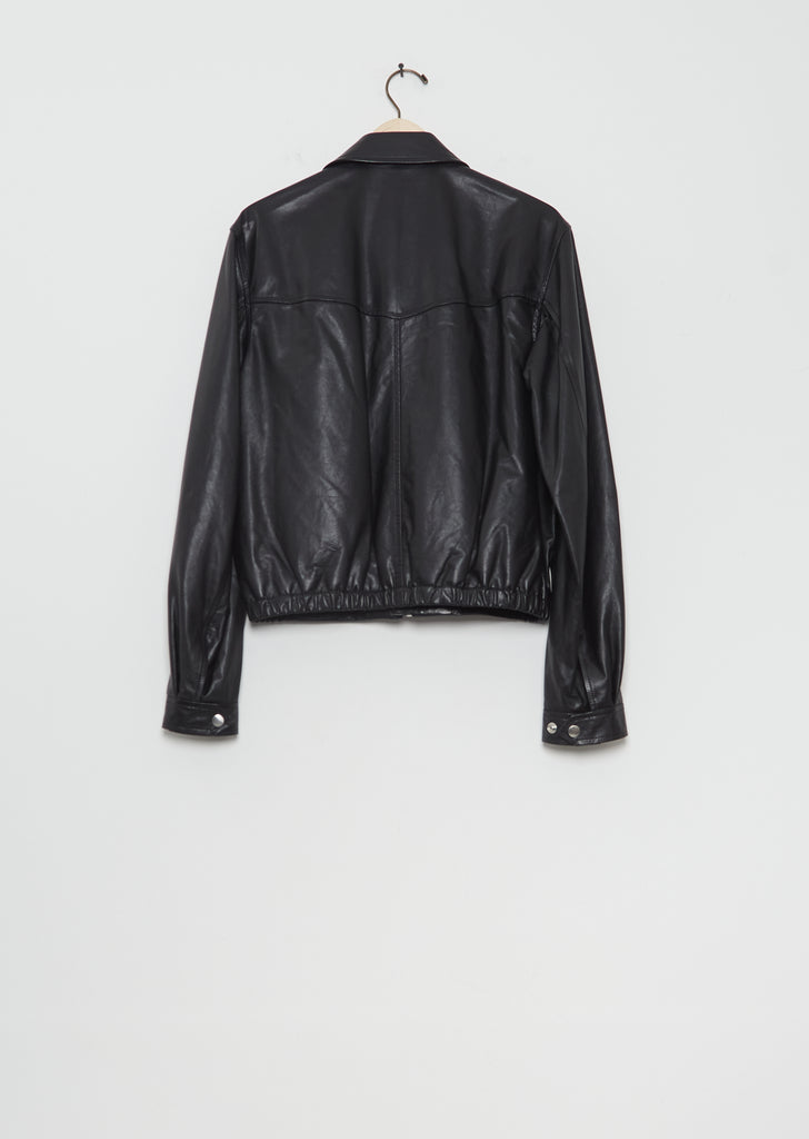 Biker Leather Blouson