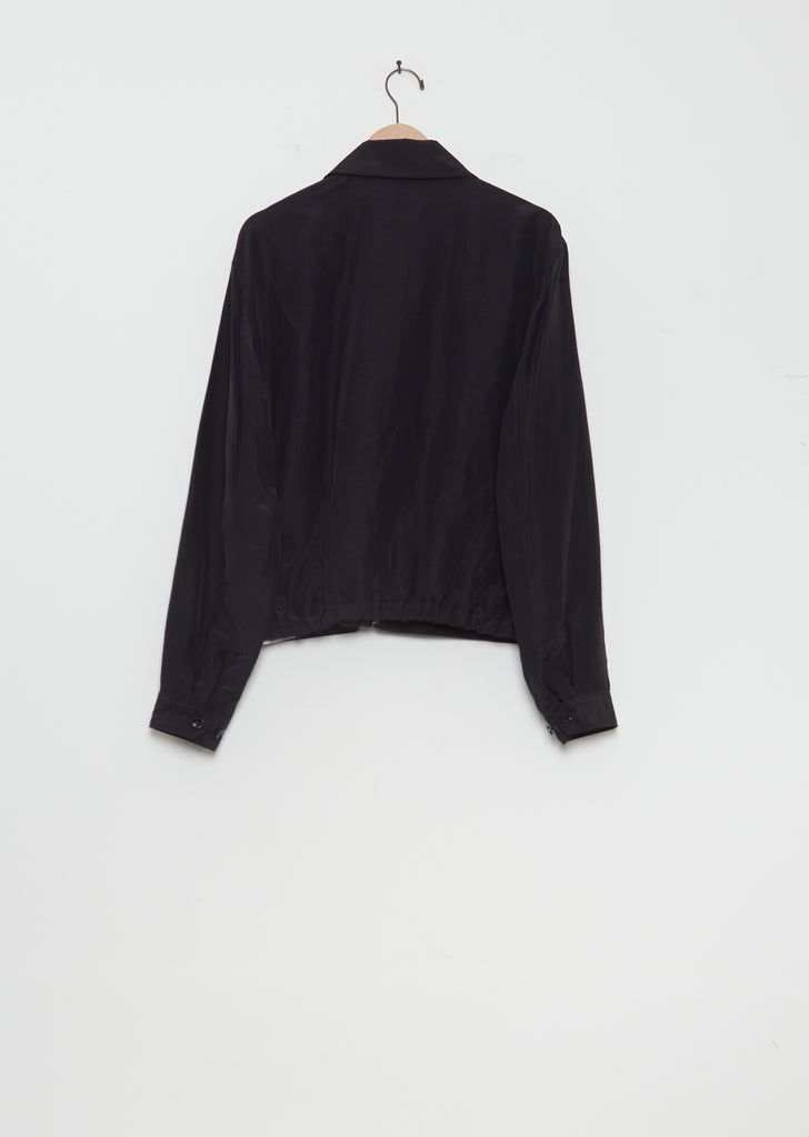 Short Technical Linen Blouson