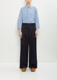 Pasadena Cotton Darted Pants — Midnight