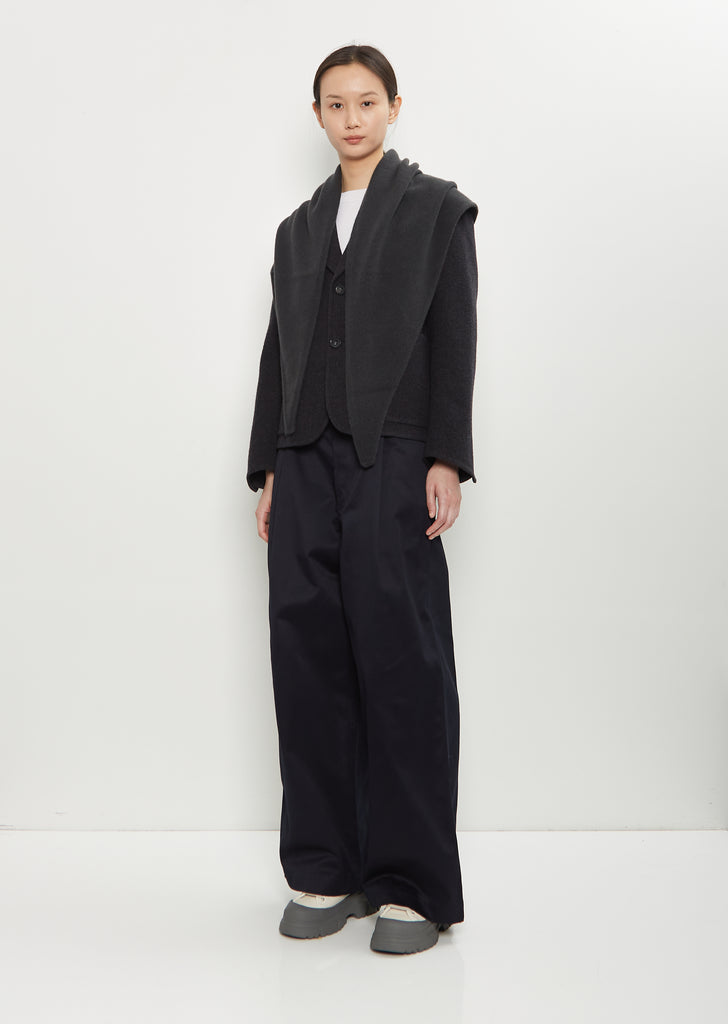 Marc Triangle Scarf — Slate