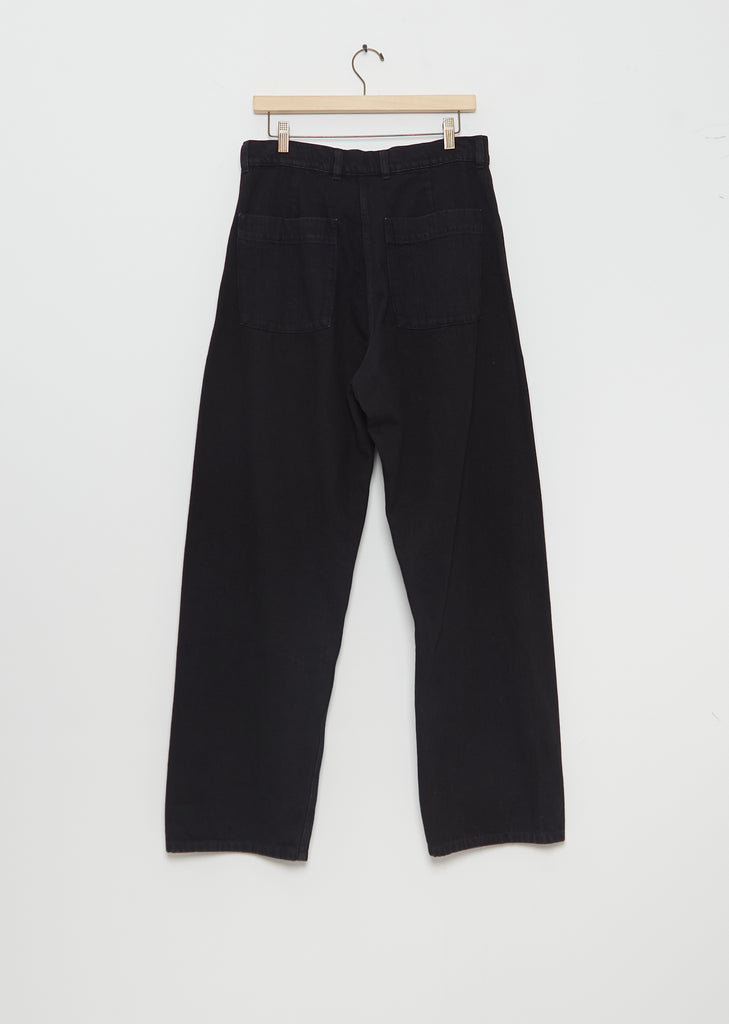 4 Pocket Big Denim — Washed Black