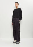 Pinot Cotton Relaxed Pants — Graphite
