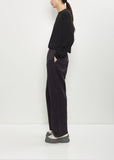 Pinot Cotton Relaxed Pants — Graphite